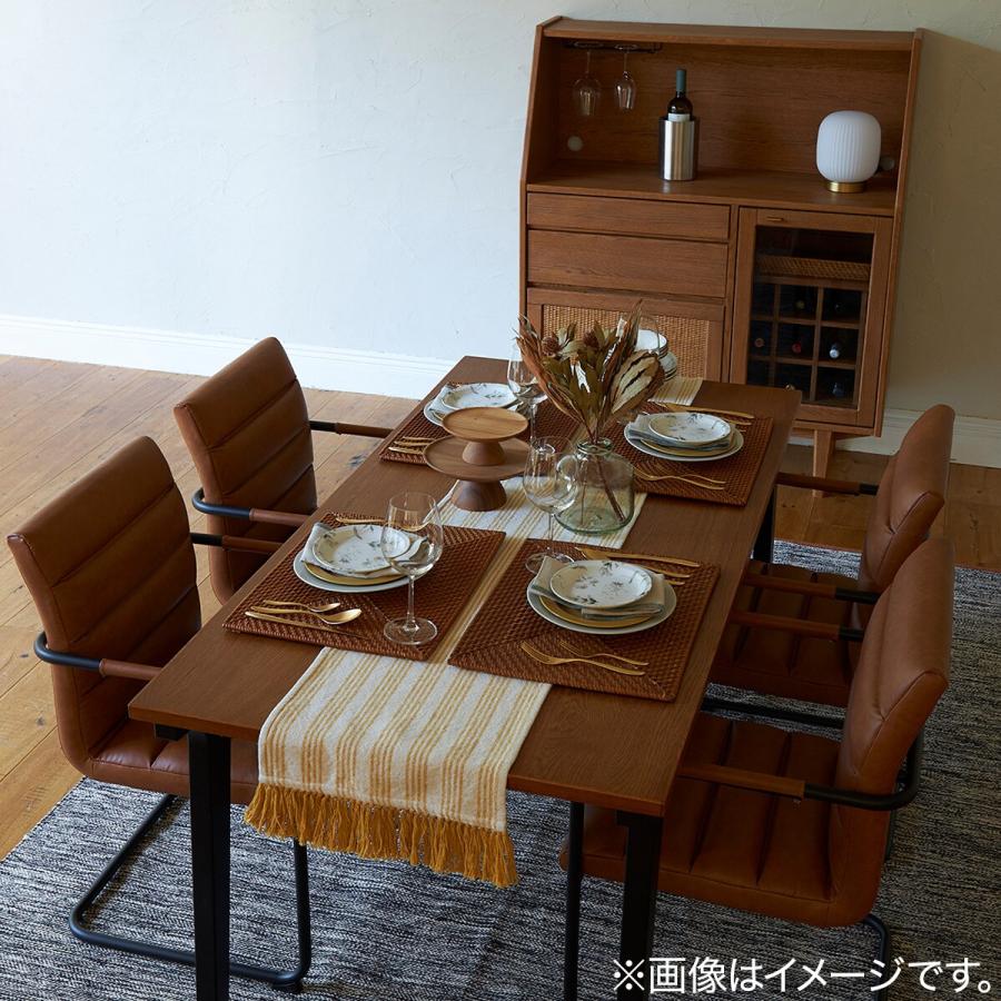 ニトリ（NITORI） 肘付き ダイニングチェア Nシールド ANV001キャメル