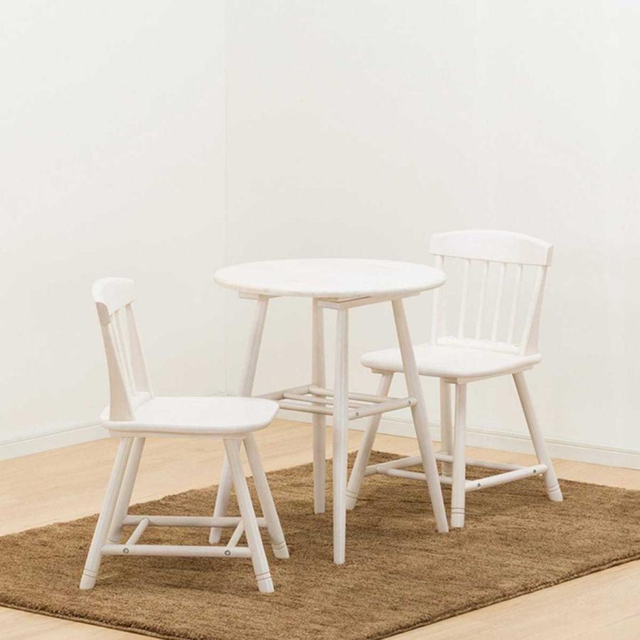 ニトリ（NITORI） 幅60cm カフェテーブル3点セット(カフェテーブル