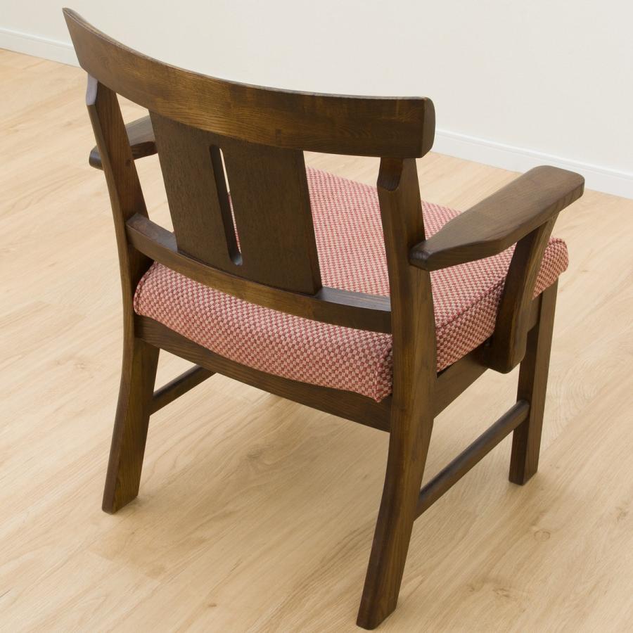 ニトリ（NITORI） 天然木和風ダイニングチェア(ヤマト2 DBR) 食卓椅子