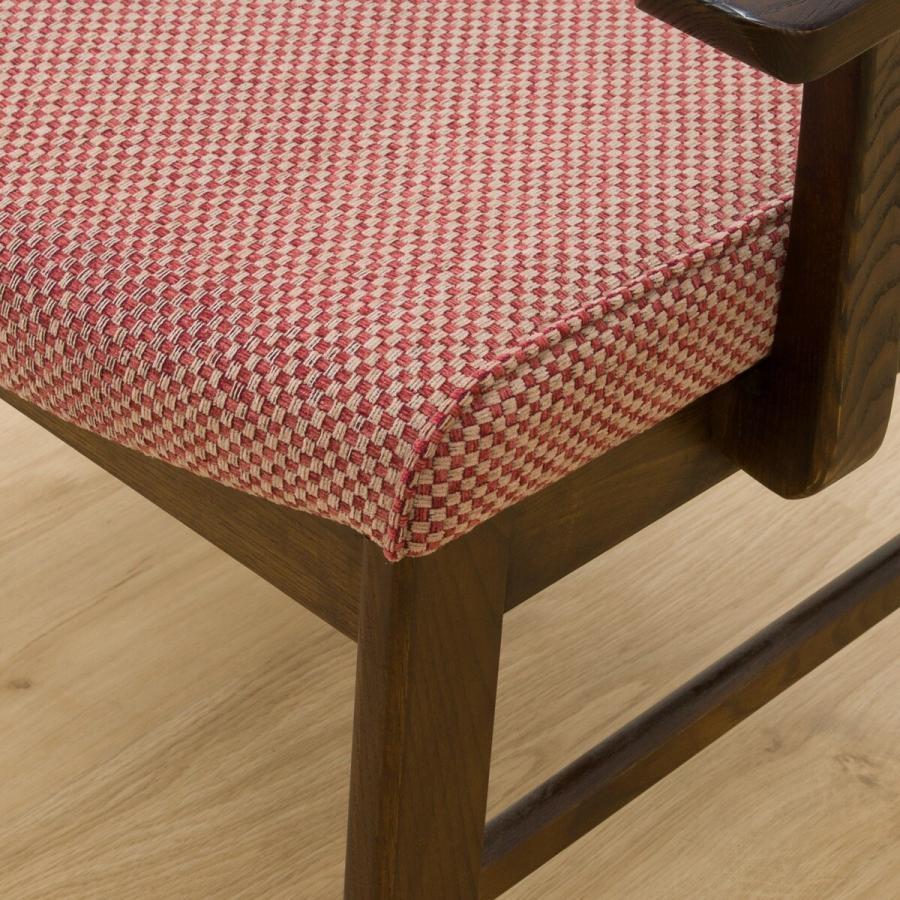 ニトリ（NITORI） 天然木和風ダイニングチェア(ヤマト2 DBR) 食卓椅子