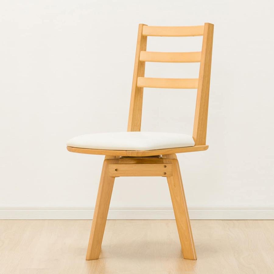 ニトリ（NITORI） 回転式ダイニングチェア(ロピア2 LBR) 食卓椅子