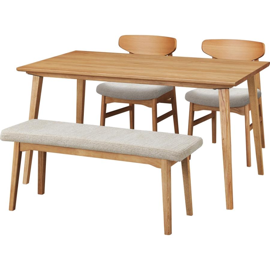 ニトリ（NITORI） ダイニングテーブル4点セット(VH301 LBR/BE