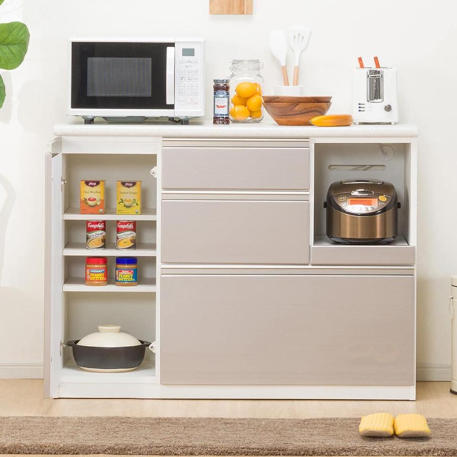 ニトリ（NITORI） カウンター(アルミナ2 120CT SI) ニトリ期間限定：4