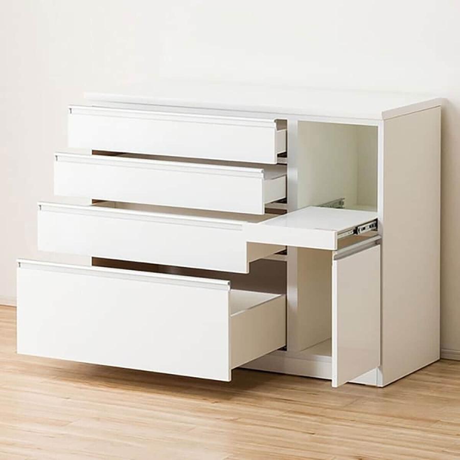 ニトリ（NITORI） キッチンカウンター(レジューム120-2QH-R WH) ニトリ