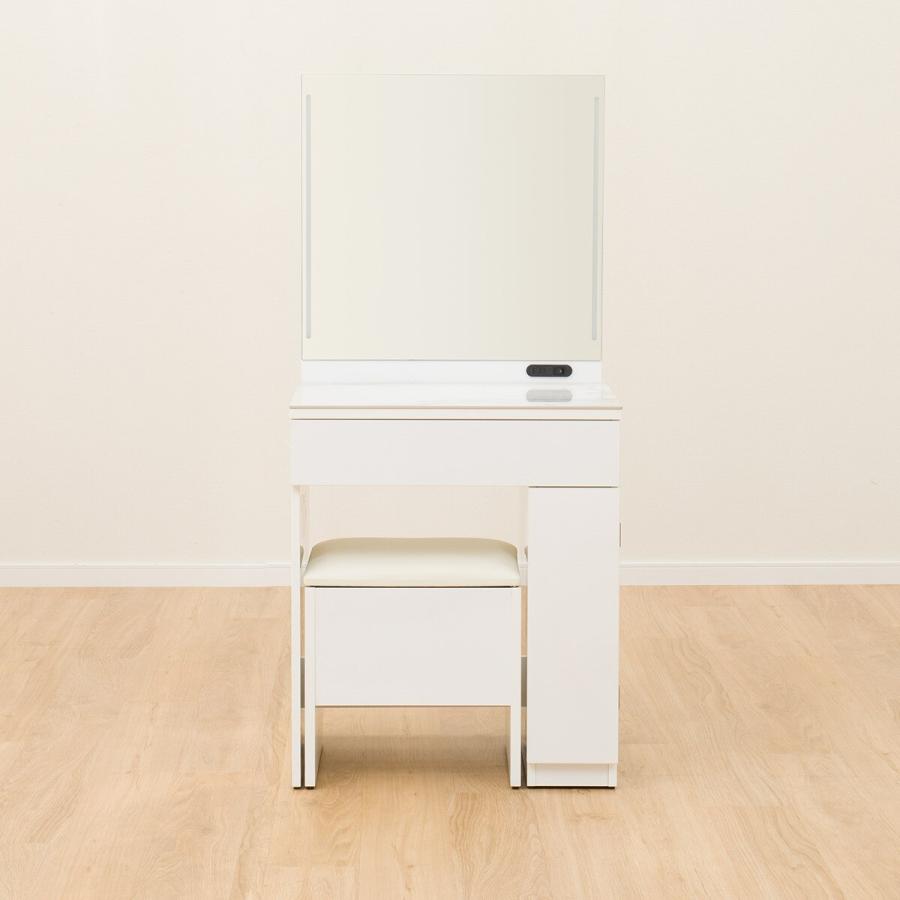 ニトリ（NITORI） 一面鏡ドレッサー(OS331 LED WH) ニトリ期間限定：4