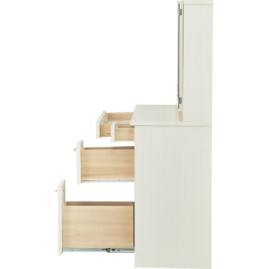 ニトリ（NITORI） 三面鏡ドレッサー(DR-007 WW) 鏡台 ミラー : ニトリ