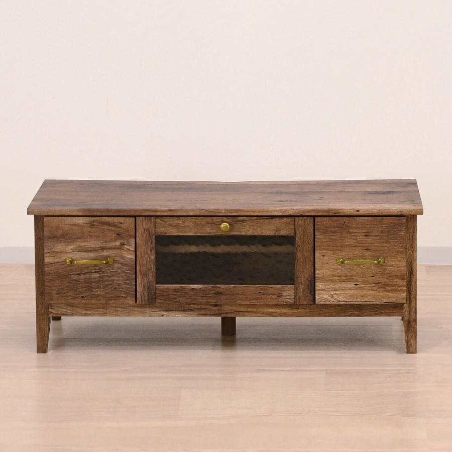 ニトリ（NITORI） ヴィンテージ風ローボード (幅105cm DBR) テレビ台