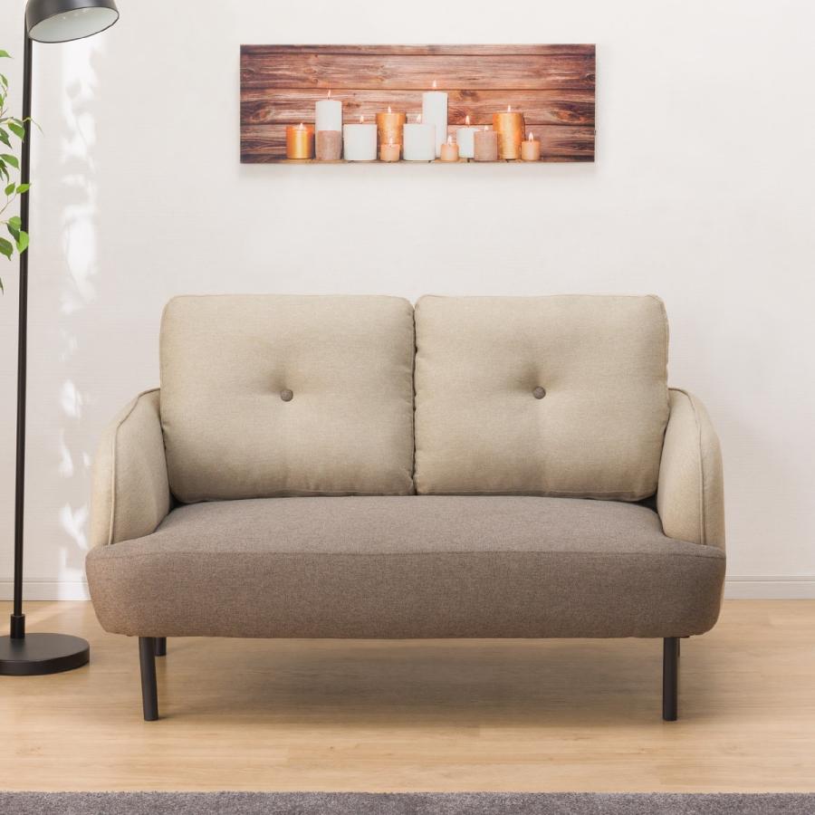 ニトリ（NITORI） カジュアル コンパクトソファ 2人掛け布張りソファ