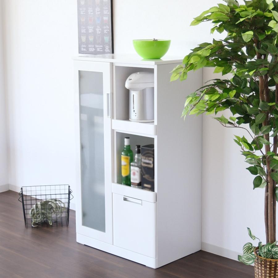 ニトリ（NITORI） 省スペースレンジ台(幅70cm WH) キッチンカウンター