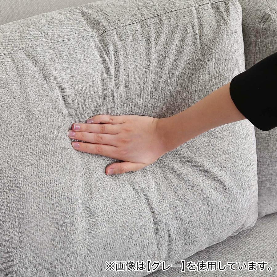 ニトリ（NITORI） ソファー ソファ 布張りツートン5人掛けコーナー