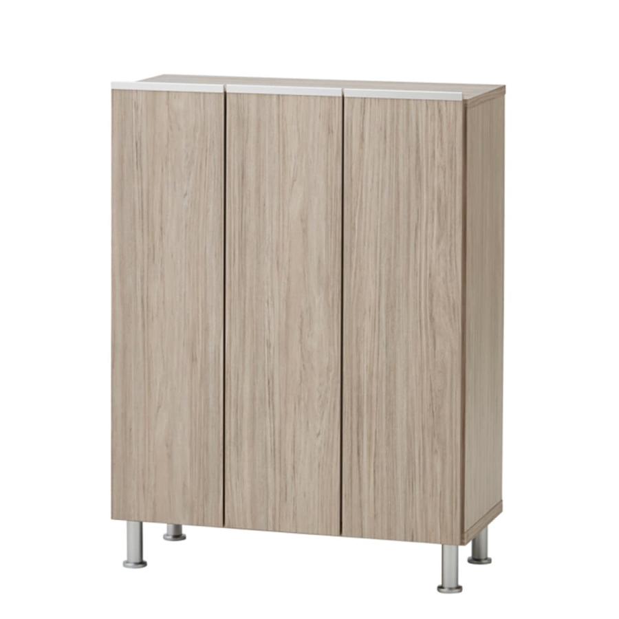 ニトリ（NITORI） シューズボックスリアル ロータイプ(幅75.2cm GY