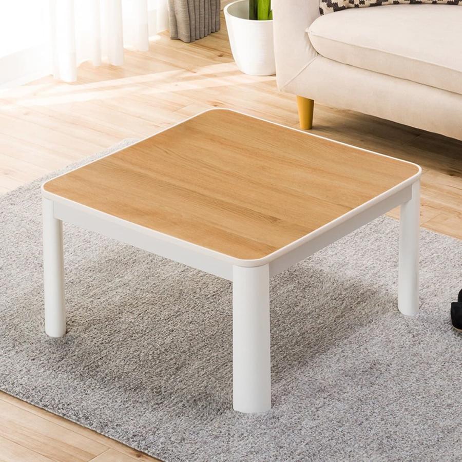 ニトリ（NITORI） リバーシブルこたつ(LC23 70WH) 正方形 こたつ