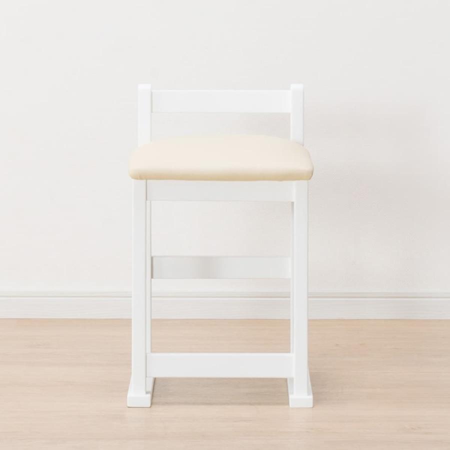 ニトリ（NITORI） ドレッサーチェア(A1 WH) 鏡台 ミラー : ニトリ