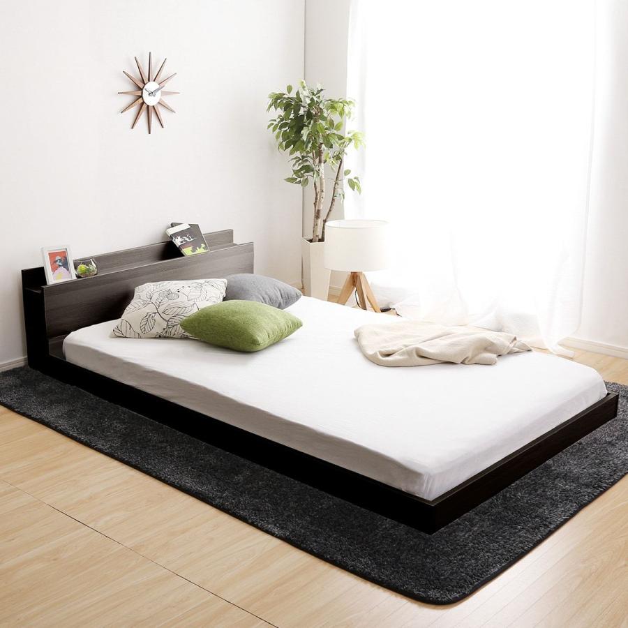 ニトリ（NITORI） ベッド シングル 宮・コンセント付き北欧調フロア