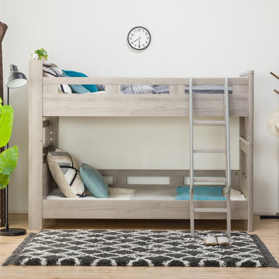 ニトリ（NITORI） ベッド ベッドフレーム 棚＆コンセント付き2段