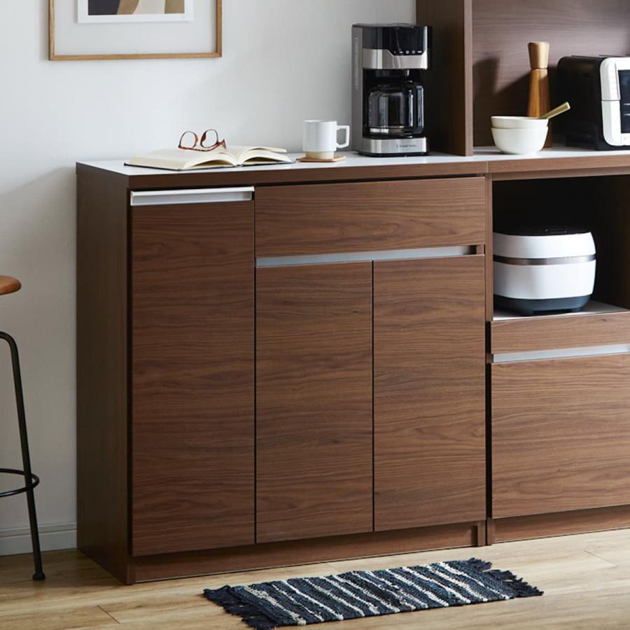 ニトリ（NITORI） キッチンカウンター(90 BR)キッチン収納 キッチン