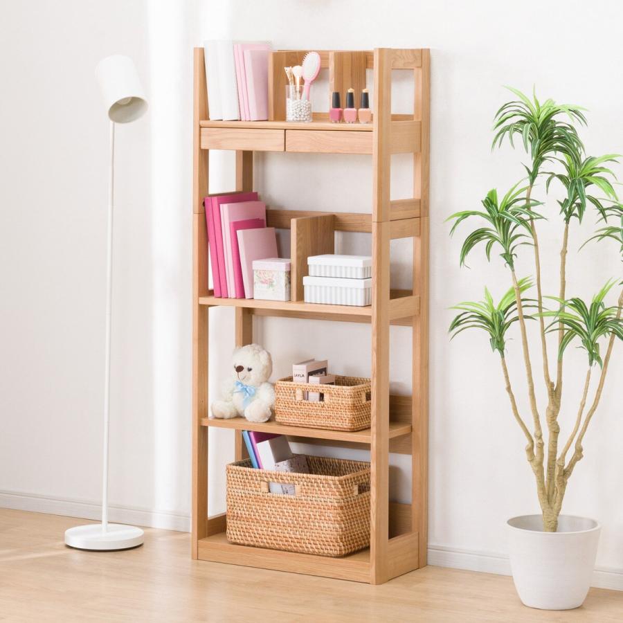 ニトリ（NITORI） オープンシェルフ(ビーノ60 NS) 木製 本棚 ラック