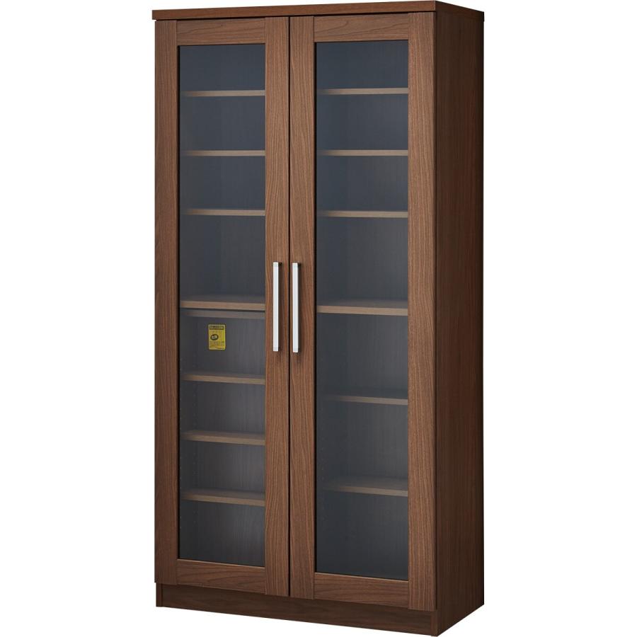 ニトリ（NITORI） スライド本棚(DM001 MBR) 書棚 ラック シェルフ