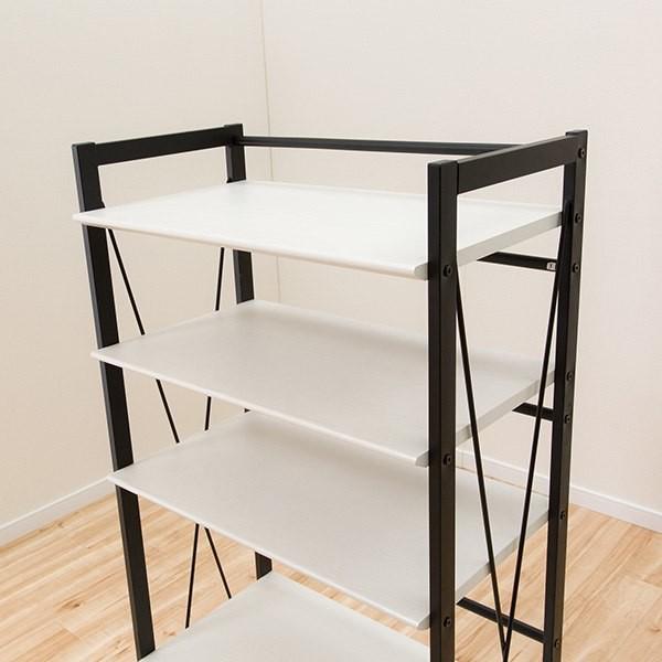 ニトリ（NITORI） シェルフ(サーヤ2 WH) 本棚 スチールラック スチール