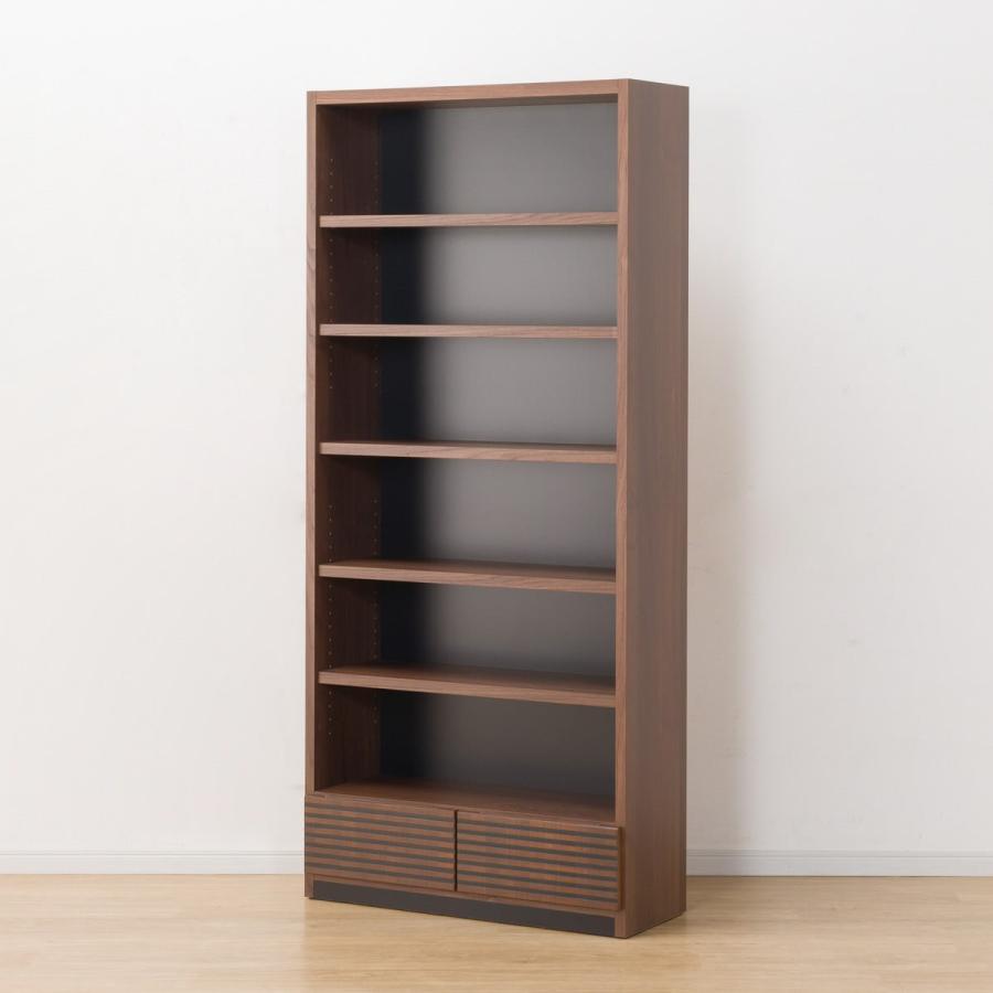 ニトリ（NITORI） オープン本棚 (ストライプ80) 書棚 ラック シェルフ