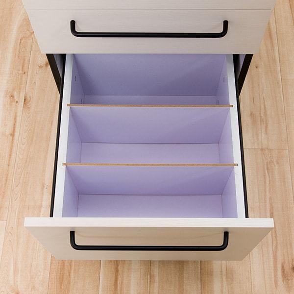 ニトリ（NITORI） 幅120cm デスクワゴンシェルフセット(サーヤ