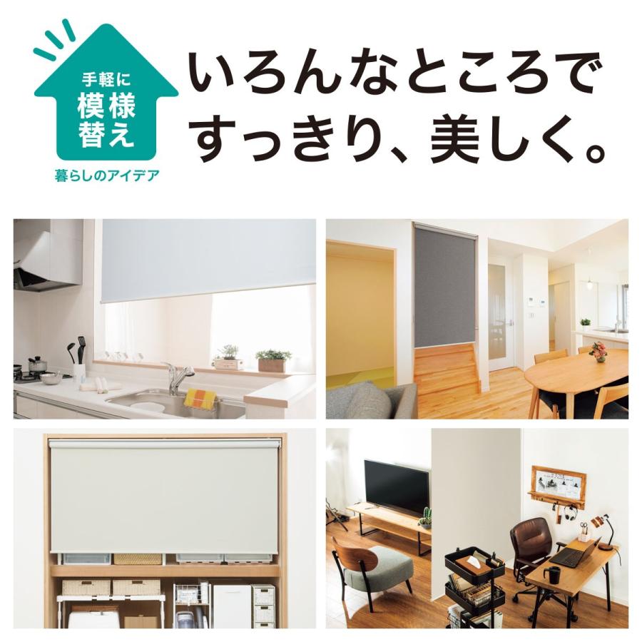 ニトリ（NITORI） 消臭加工ロールスクリーン(DE1 GY 80X220) 幅80×丈