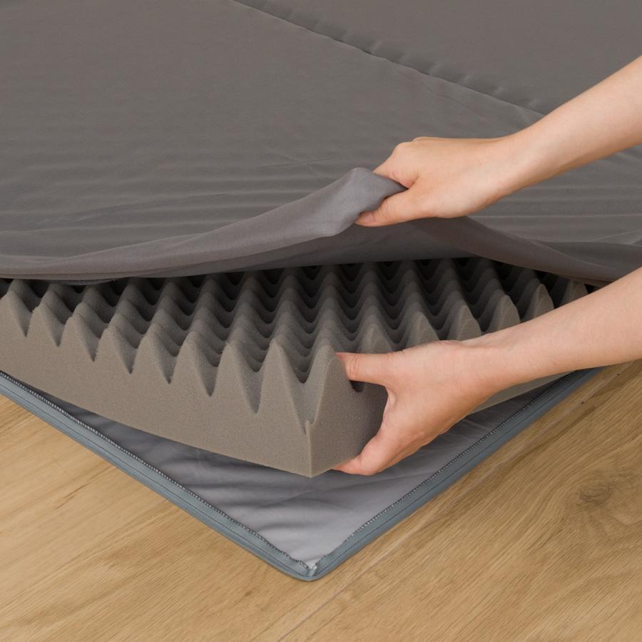 ニトリ（NITORI） 点で支える体圧分散 敷布団 (S F2205) シングル 厚さ