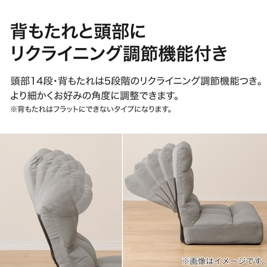 ニトリ（NITORI） つながるハイバックポケットコイル座椅子 ローソファ