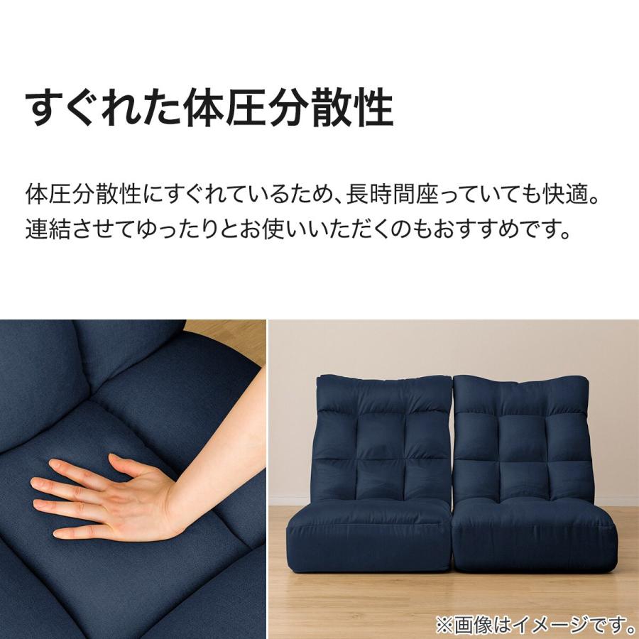 ニトリ（NITORI） つながるハイバックポケットコイル座椅子 2個セット