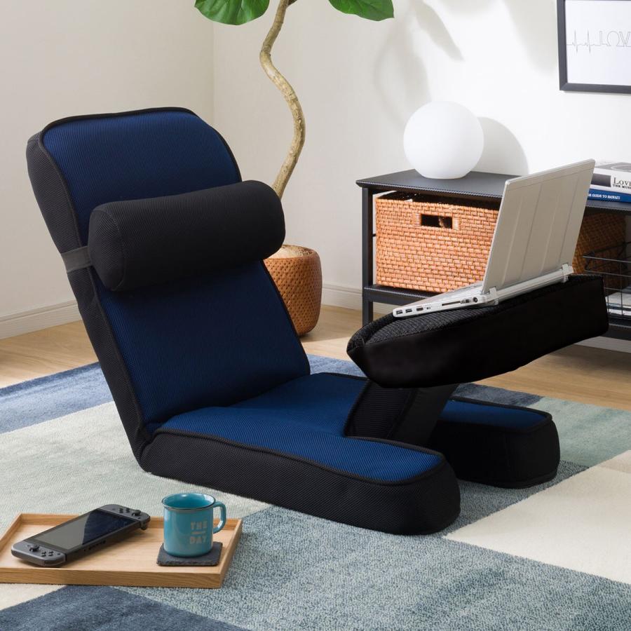 ニトリ（NITORI） ゲーミング座椅子(LC-B12TAB NV) 1人掛け ローソファ