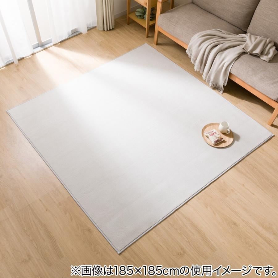 ニトリ（NITORI） ウレタン入り ラグ(ミックス185X185RA05) 柄物