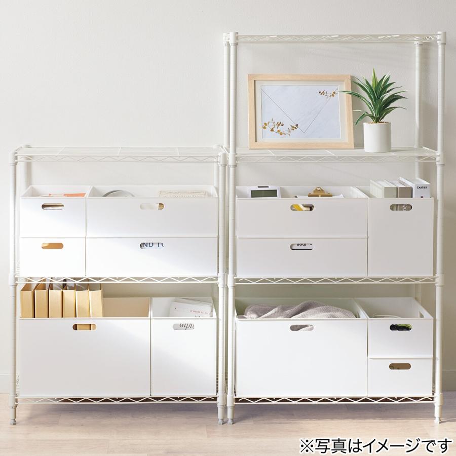 ニトリ（NITORI） スチールラックSTANDARD 2段(DWH) スチールシェルフ