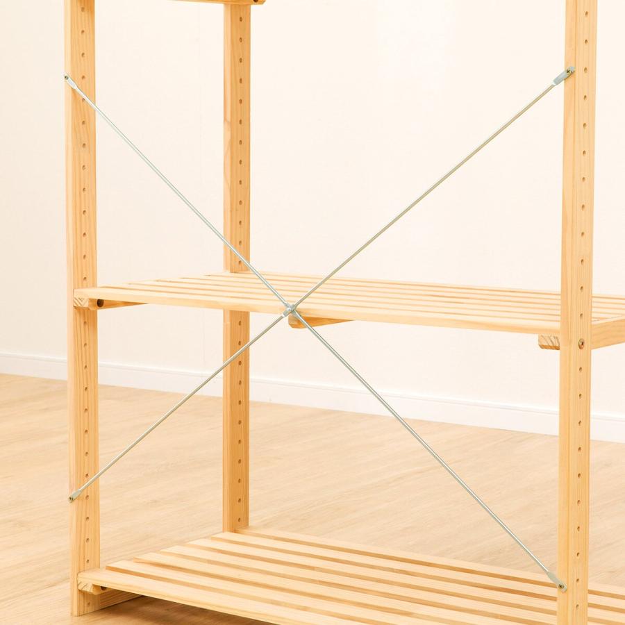 ニトリ（NITORI） パインラック マンクス8240(2段) 木製 本棚 ラック