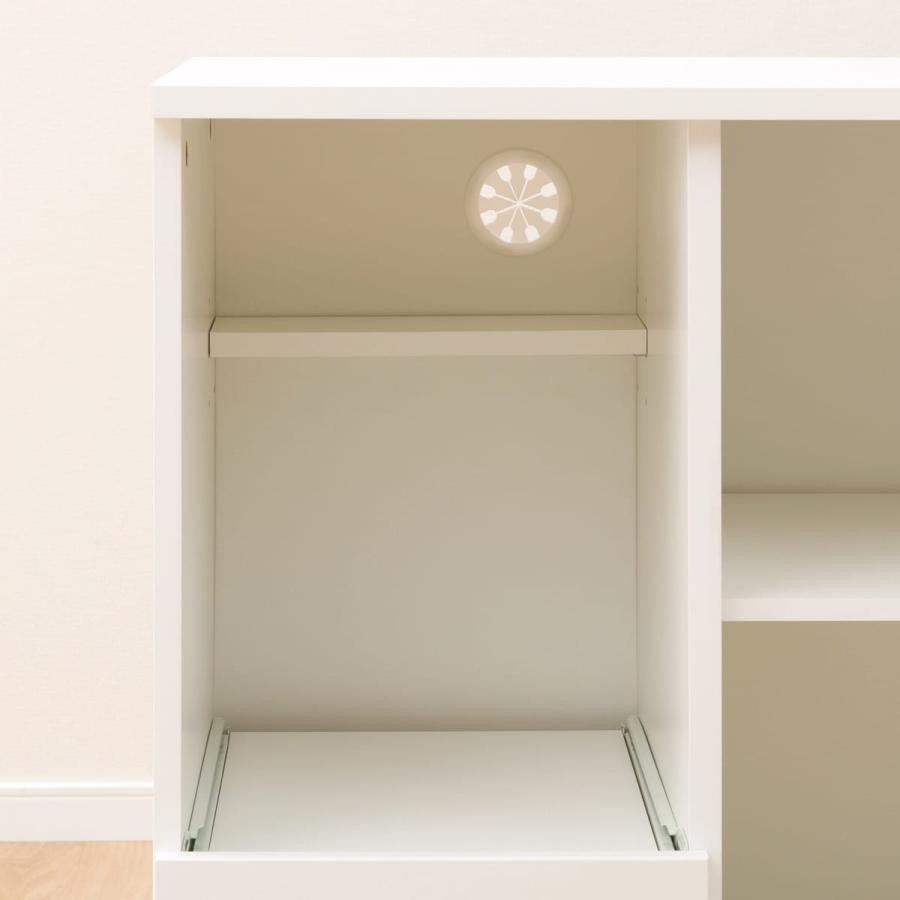 ニトリ（NITORI） レンジ台(フォルムN RE9060G WH） レンジラック