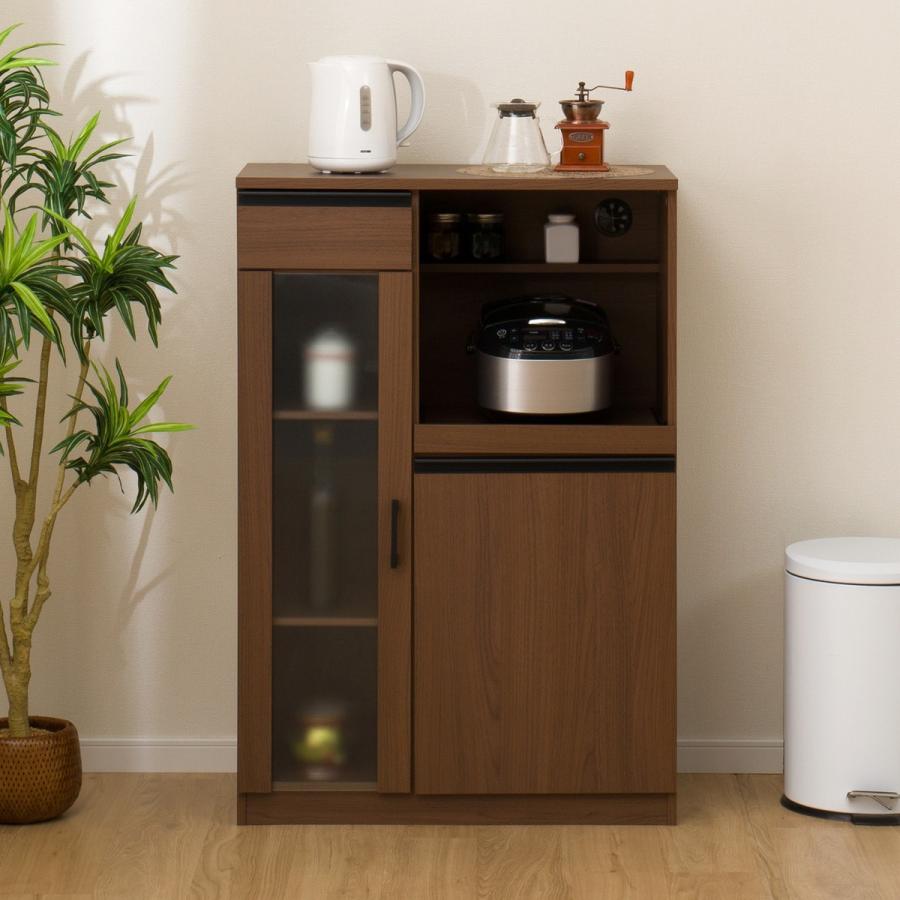 ニトリ（NITORI） レンジ台(フォルムN RE1175 MBR） レンジラック