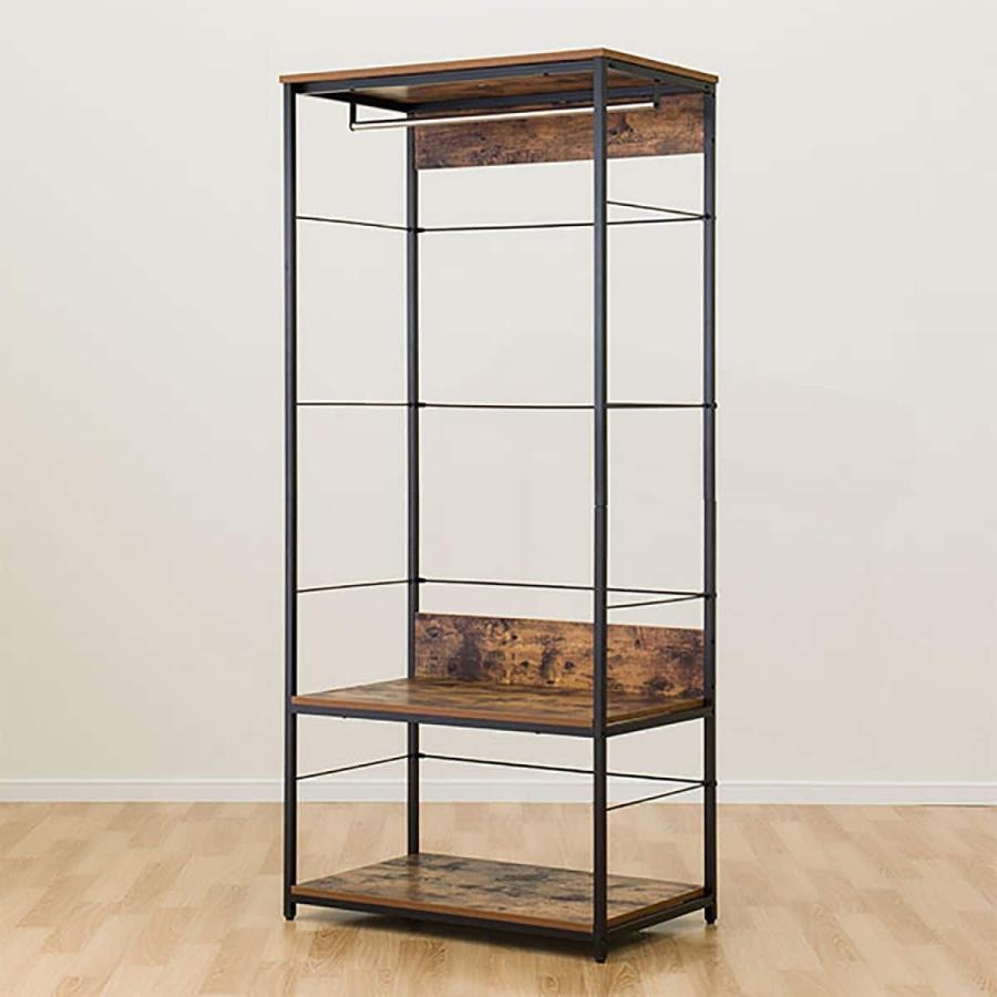 ニトリ（NITORI） ハンガーラック(N ステイン 1880 BR) クローゼット