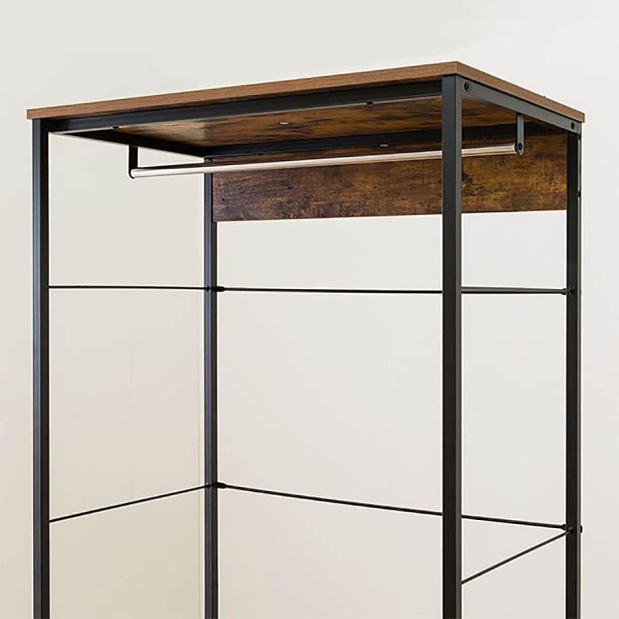 ニトリ（NITORI） ハンガーラック(N ステイン 1880 BR) クローゼット