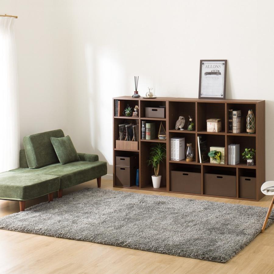 ニトリ（NITORI） マルチ本棚(リブリー1170 MBR） 書棚 ラック 棚