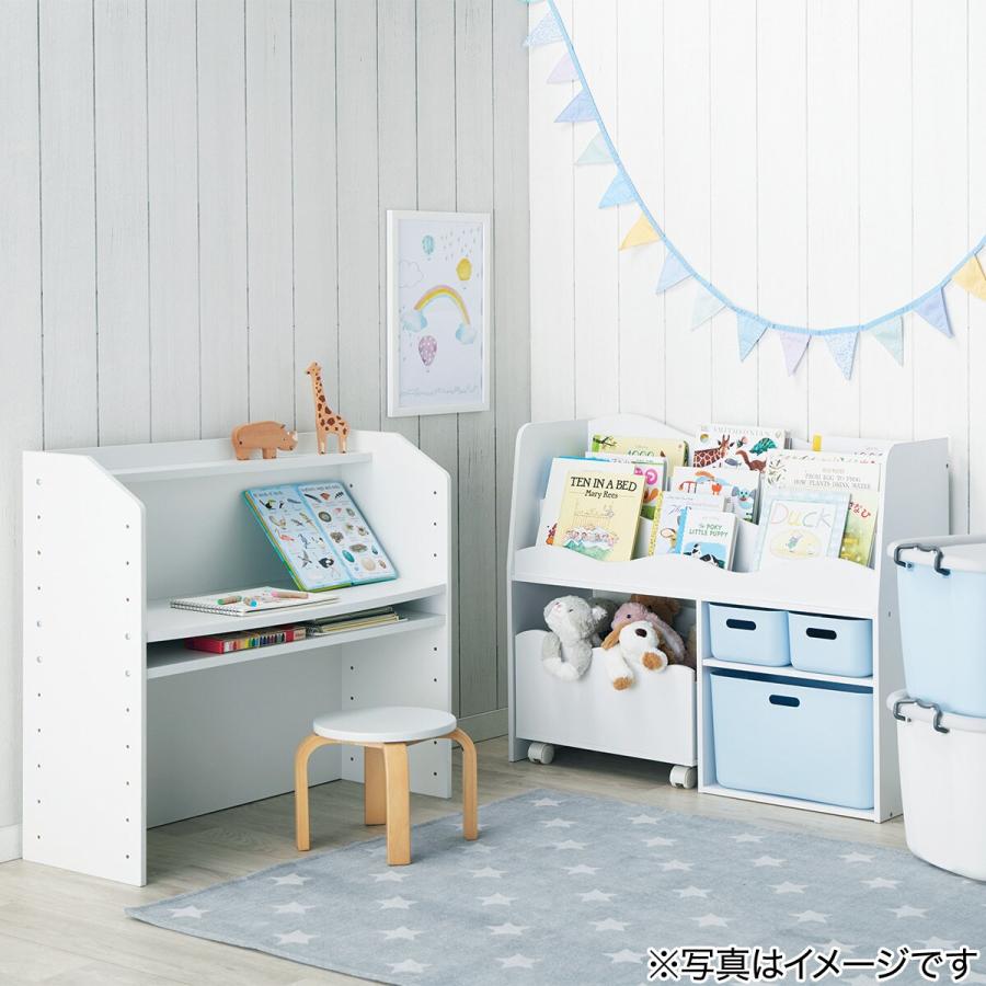 ニトリ（NITORI） 棚にもなるキッズデスク(セルフル ホワイト