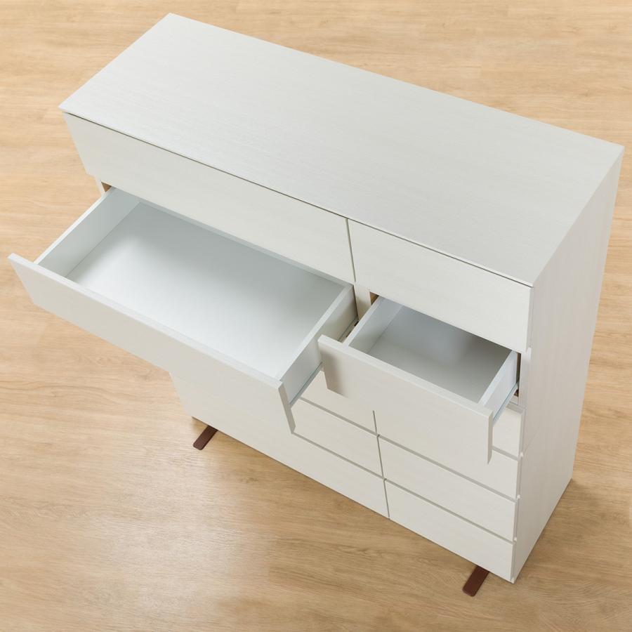 ニトリ（NITORI） ハイチェスト(クエス 120-6HC WW) タンス たんす