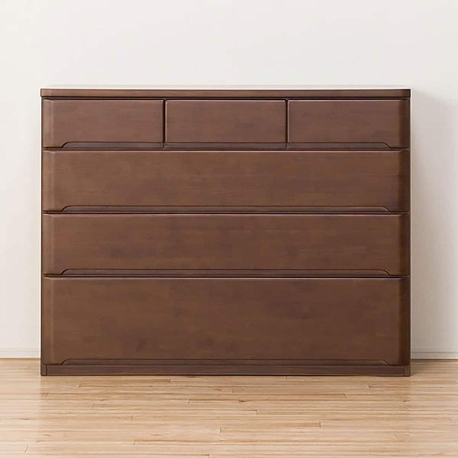 ニトリ（NITORI） ローチェスト(オウカ2 DVD120LC DBR) タンス たんす