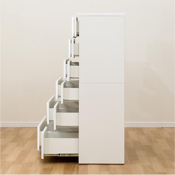 ニトリ（NITORI） チェスト 衣類収納 タンス (クエス 120-6HC WH