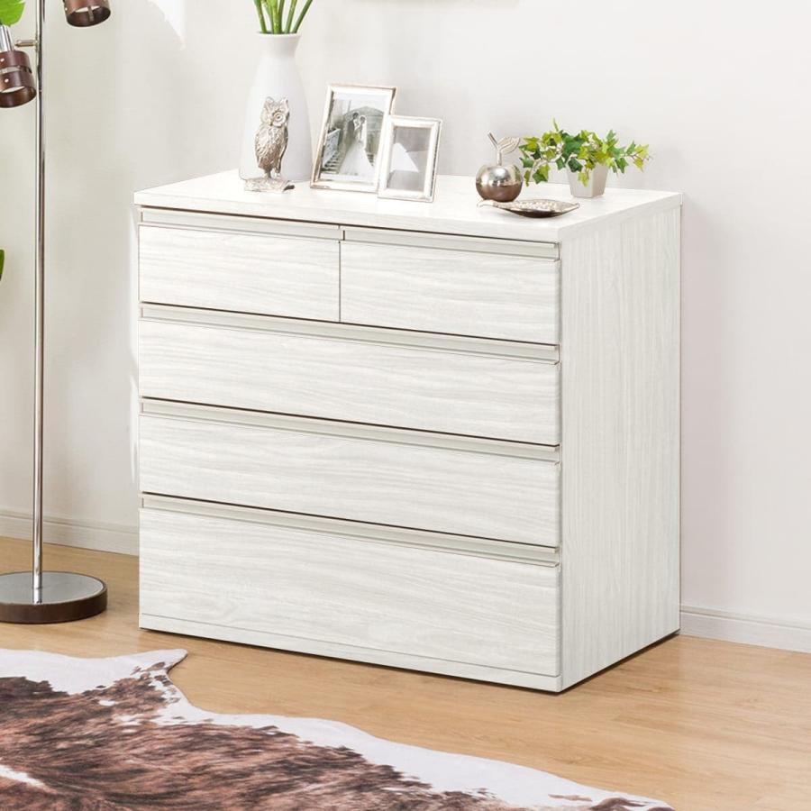 ニトリ（NITORI） クローゼット収納(トラウト 90-4 WW) タンス たんす