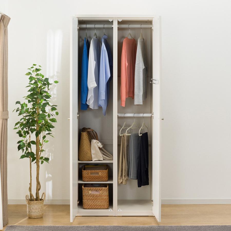 ニトリ（NITORI） ワードローブ(クエスT 80WR WW) ニトリ期間限定：4/6