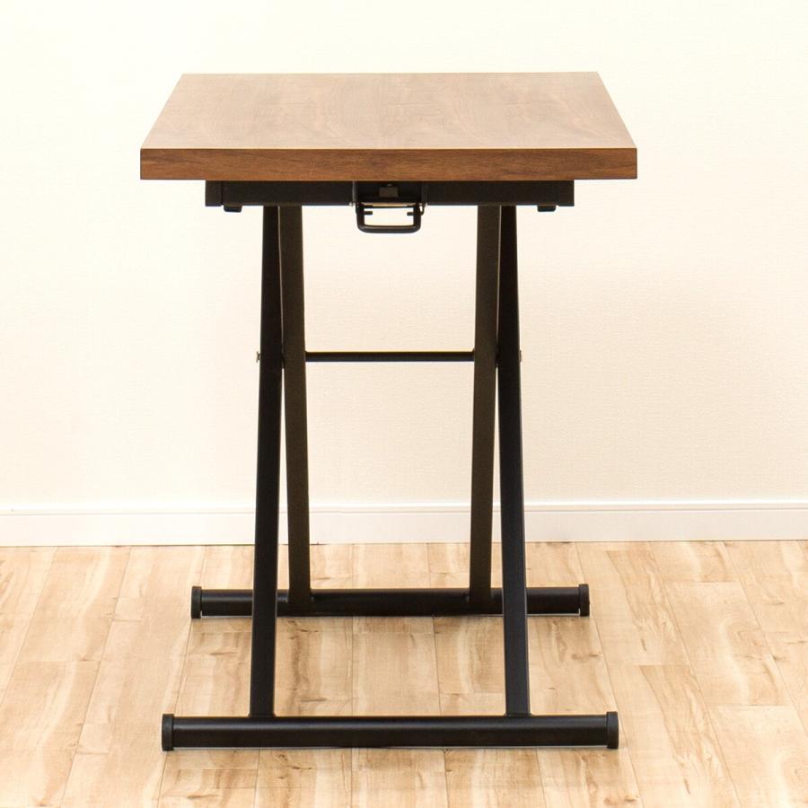 ニトリ（NITORI） 幅120cm 昇降リビングテーブル(アクティブ2 120 MBR