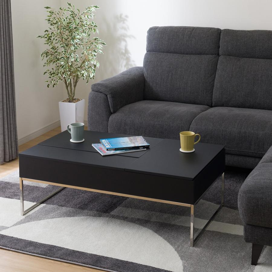 ニトリ（NITORI） 昇降センターテーブル(AW18 BK) : ニトリ Yahoo!店