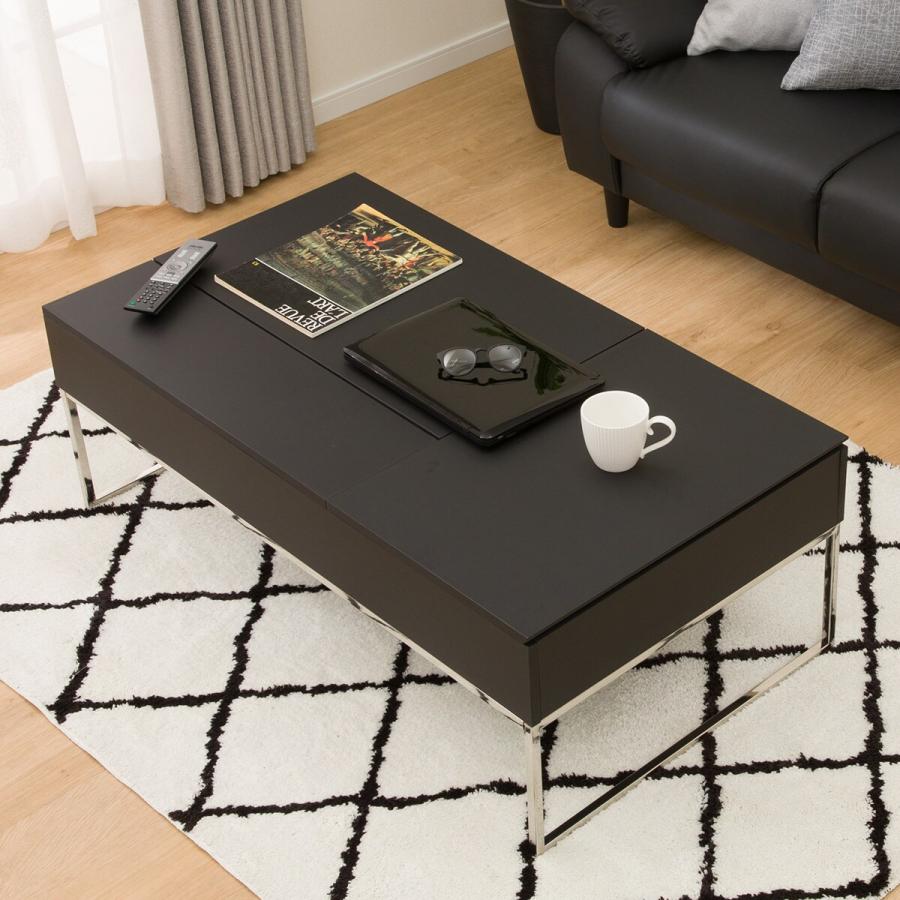 ニトリ（NITORI） 昇降センターテーブル(AW18 BK) : ニトリ Yahoo!店