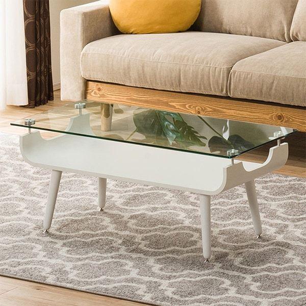 ニトリ（NITORI） 幅96cm センターテーブル(ノルディック2 9645 WH