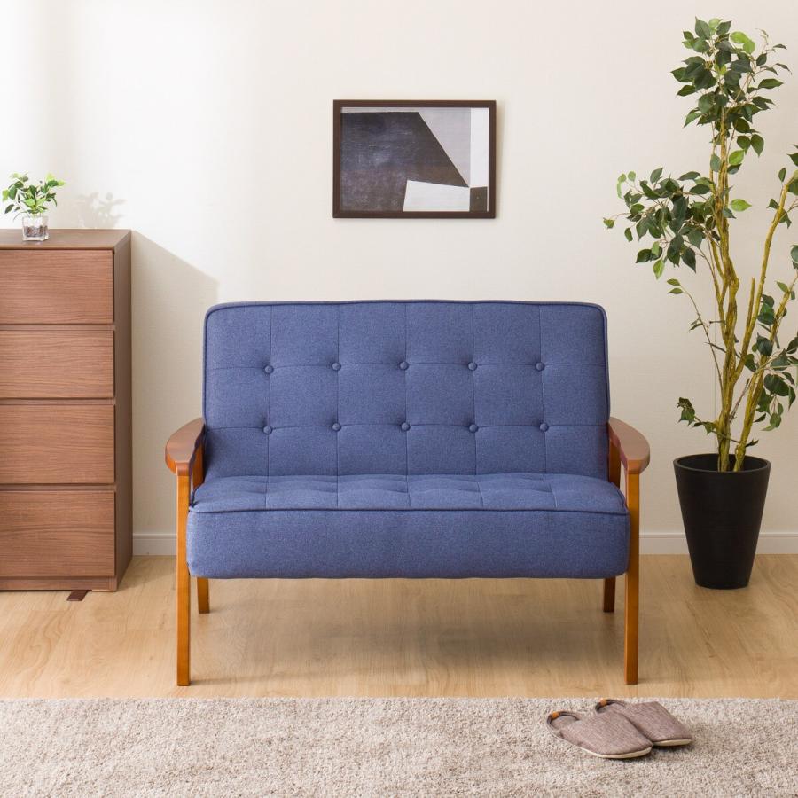 ニトリ（NITORI） ソファー ソファ 天然木フレームのコンパクトソファ