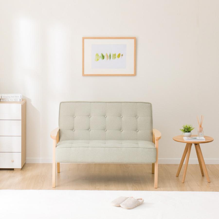 ニトリ（NITORI） ソファー ソファ 天然木フレームのコンパクトソファ